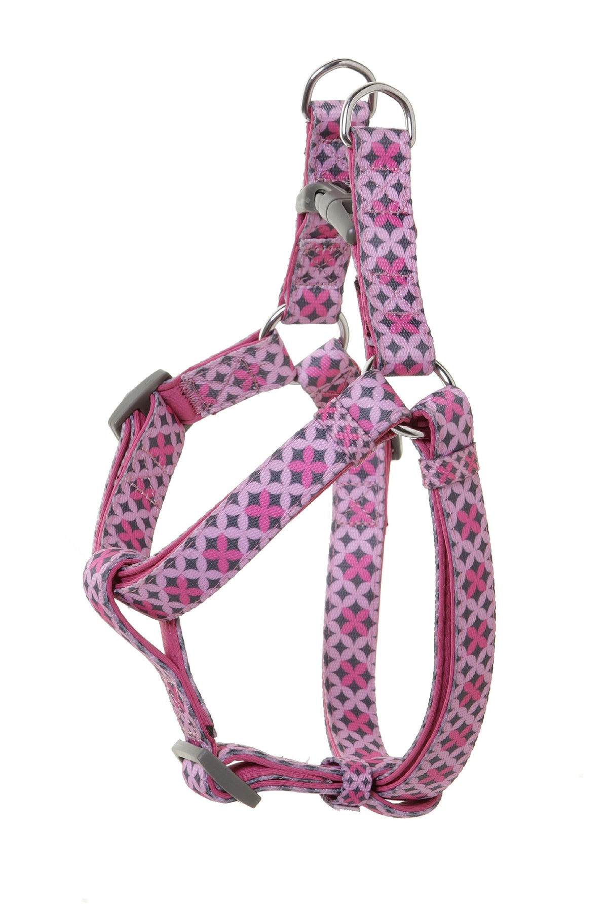 Doog Toto Harness - Pink & Grey [Sz:X Small]
