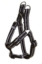 Doog Lassie Harness - Black W Reflective Stripe [Sz:X Small]