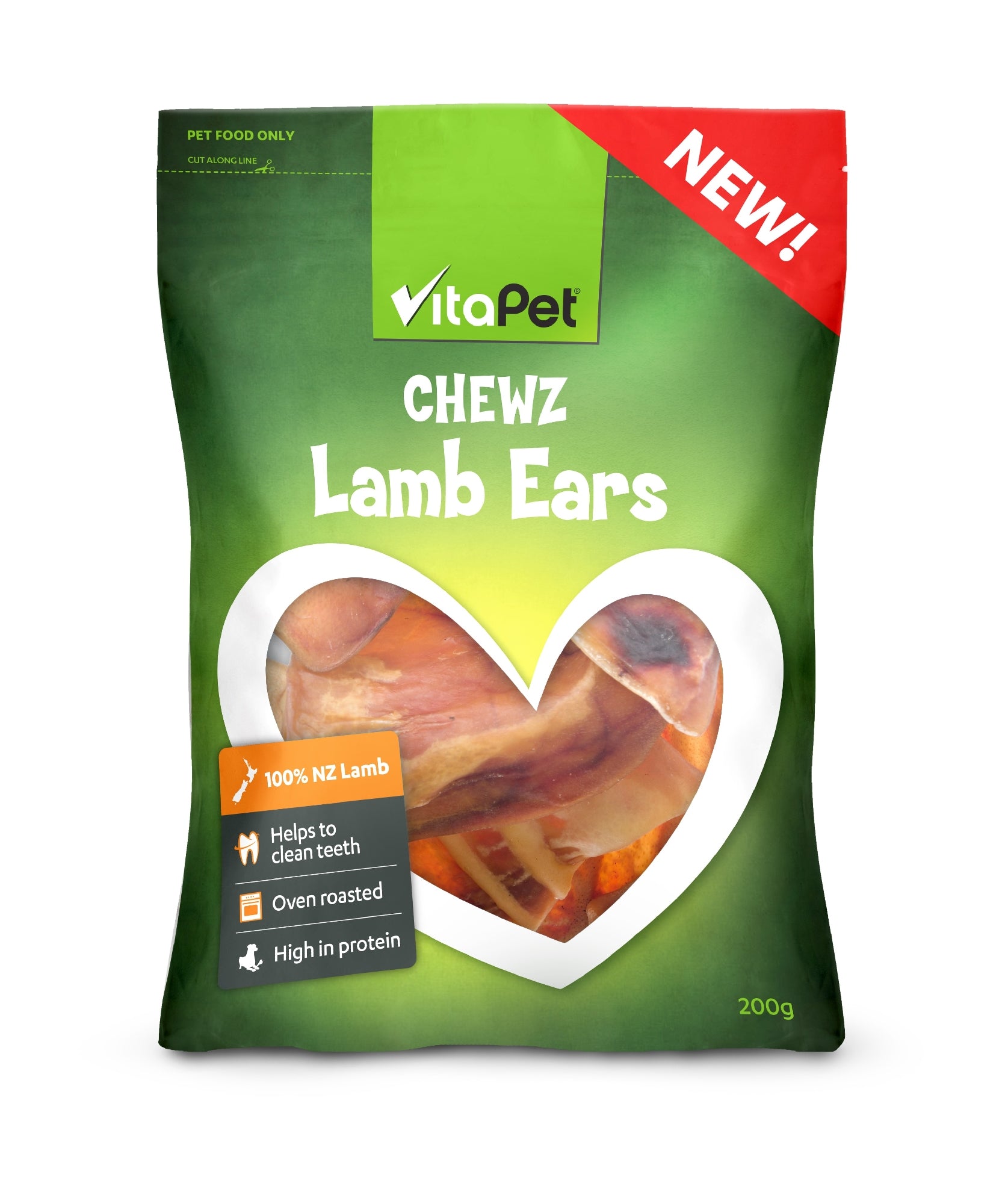 Vitapet Chewz Lambs Ears 200G