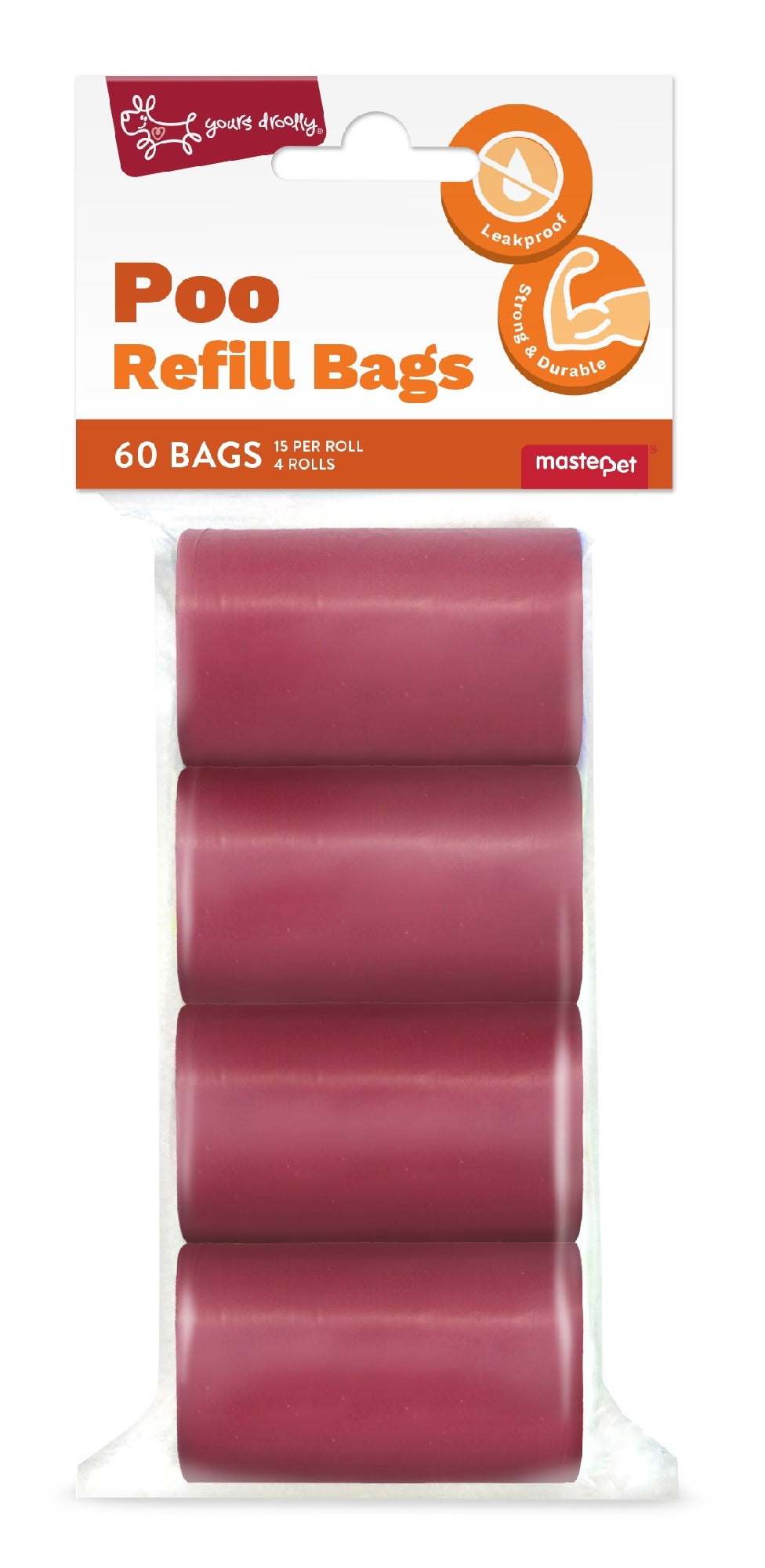 Yours Droolly Poo Refill Bags 60 Bags