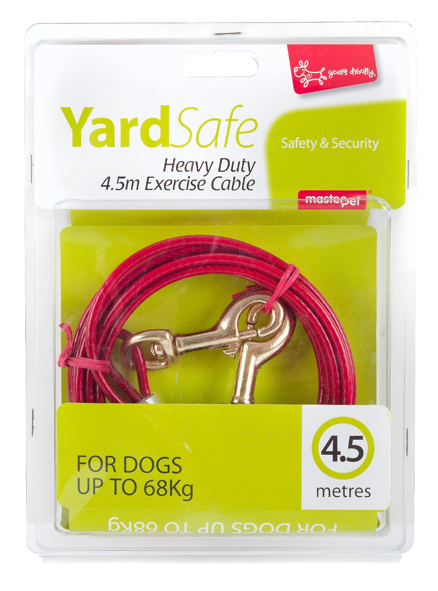 Yours Drooly Tie Out Cable 4.5mtrs