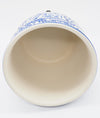 Blue & White Floral Pot small