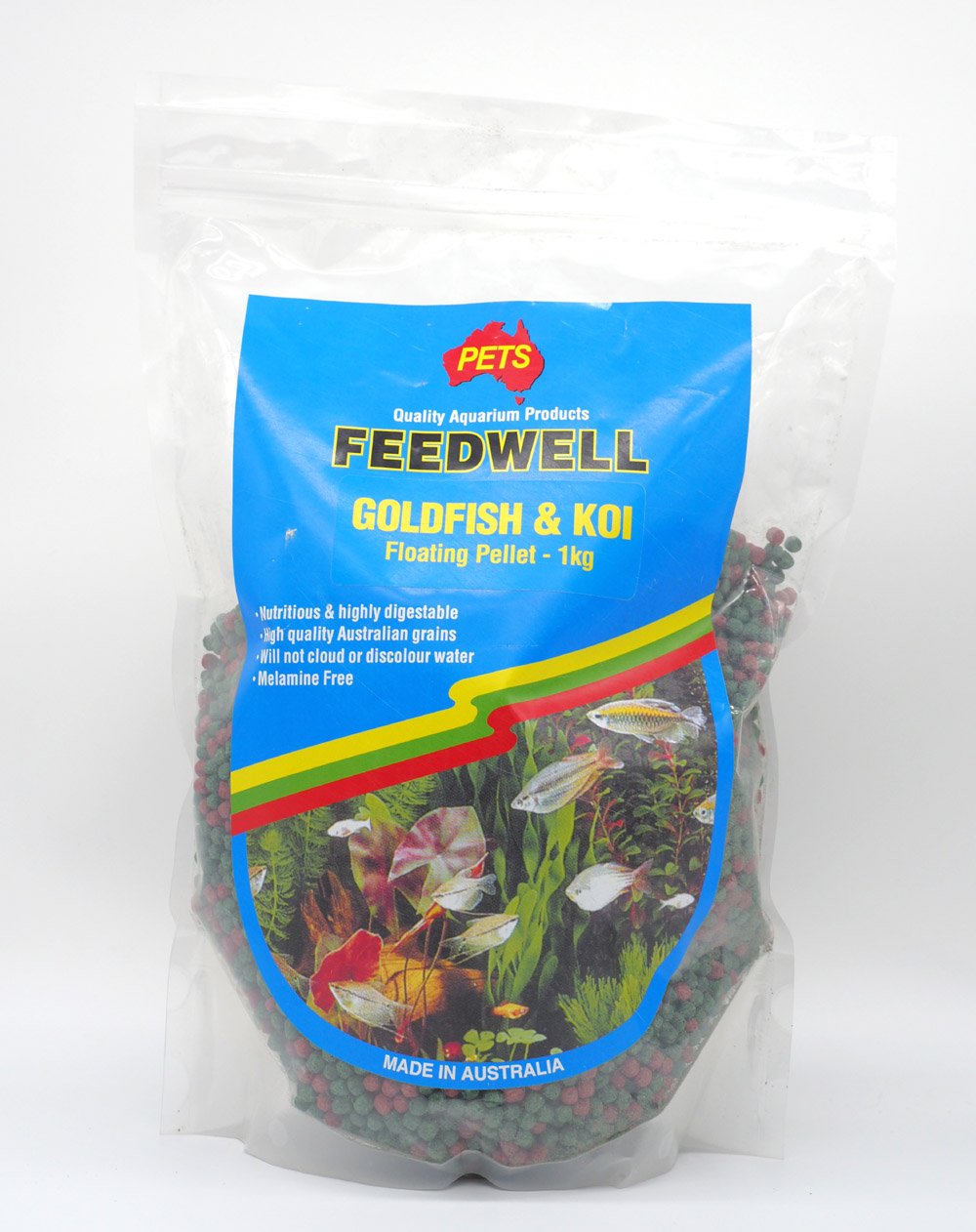 Feedwell Koi And Goldfish Pellets 1Kg Size Large